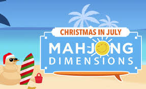 Christmas in July Mahjong Dimensions